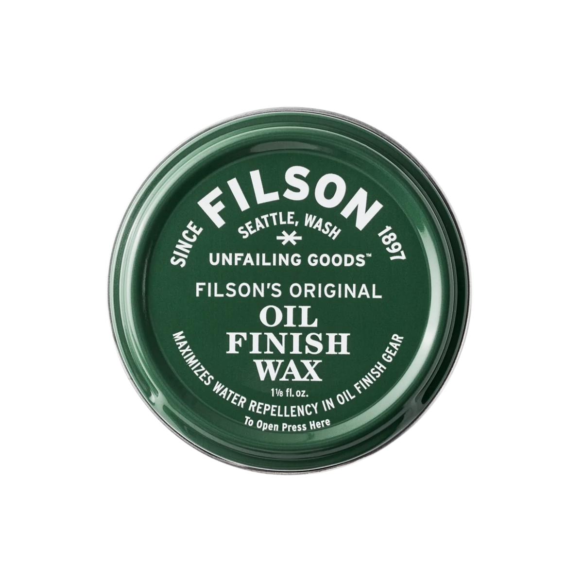 Filson Oil Finish Wax 1oz — No Color — front view