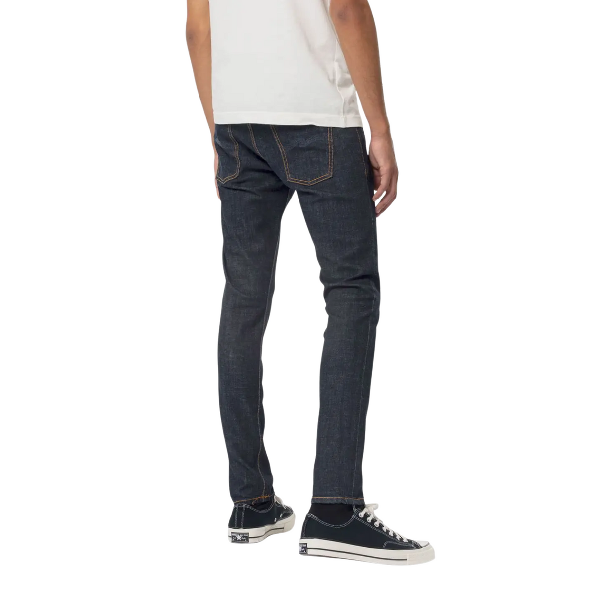 Nudie Jeans Tight Terry — Rinse Twill — view 2
