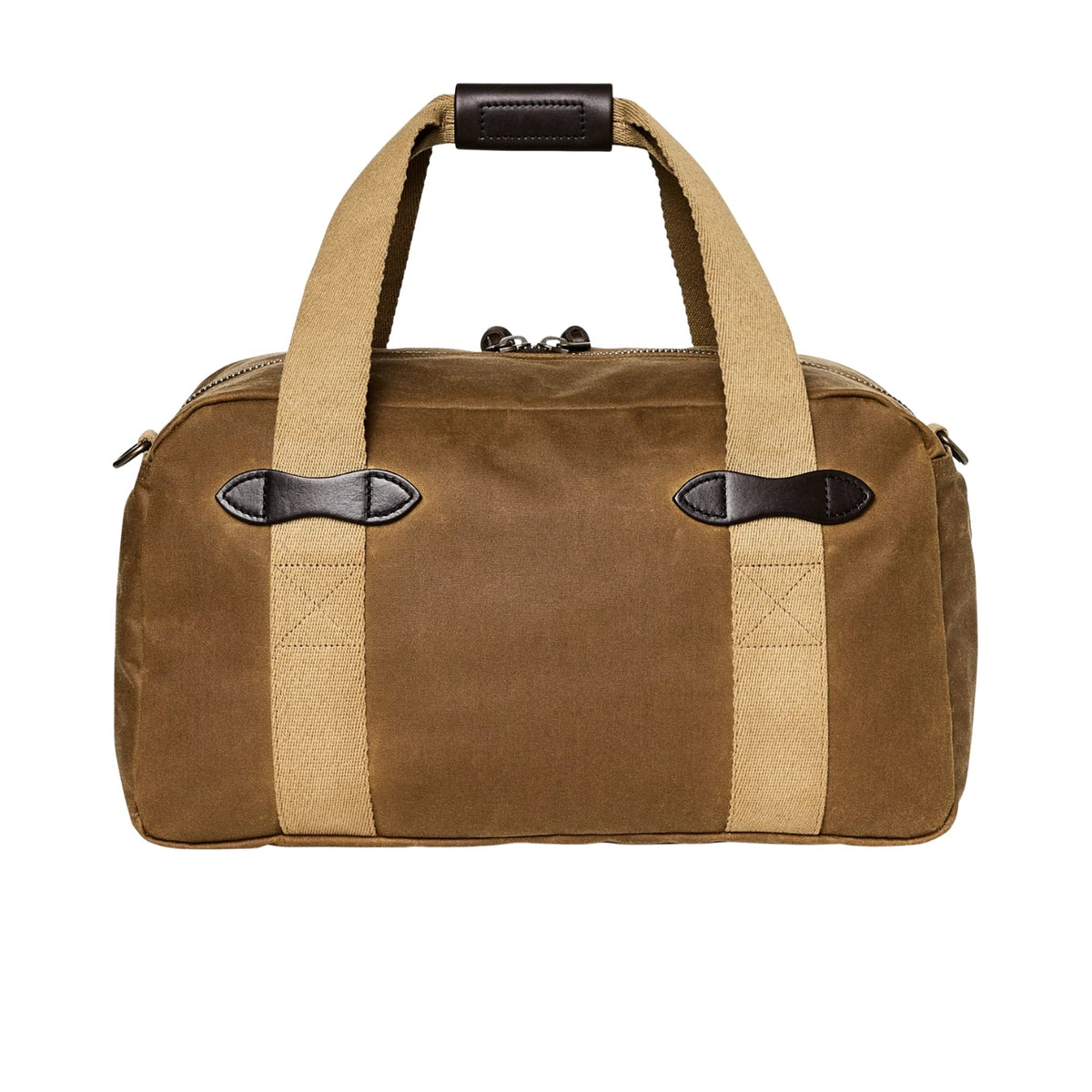 Filson Small Tin Cloth Duffle Bag — Dark Tan — view 4