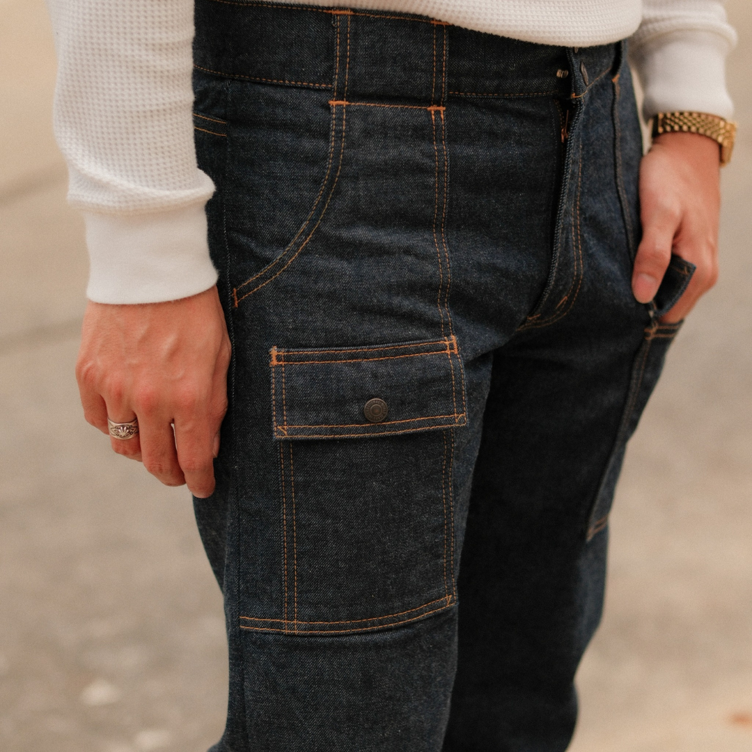 TCB Jeans '70s Bush Pants — Indigo — view 2