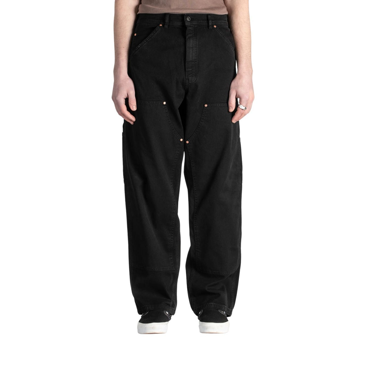 Stan Ray Double Knee Pant — Washed Black Duck — view 2