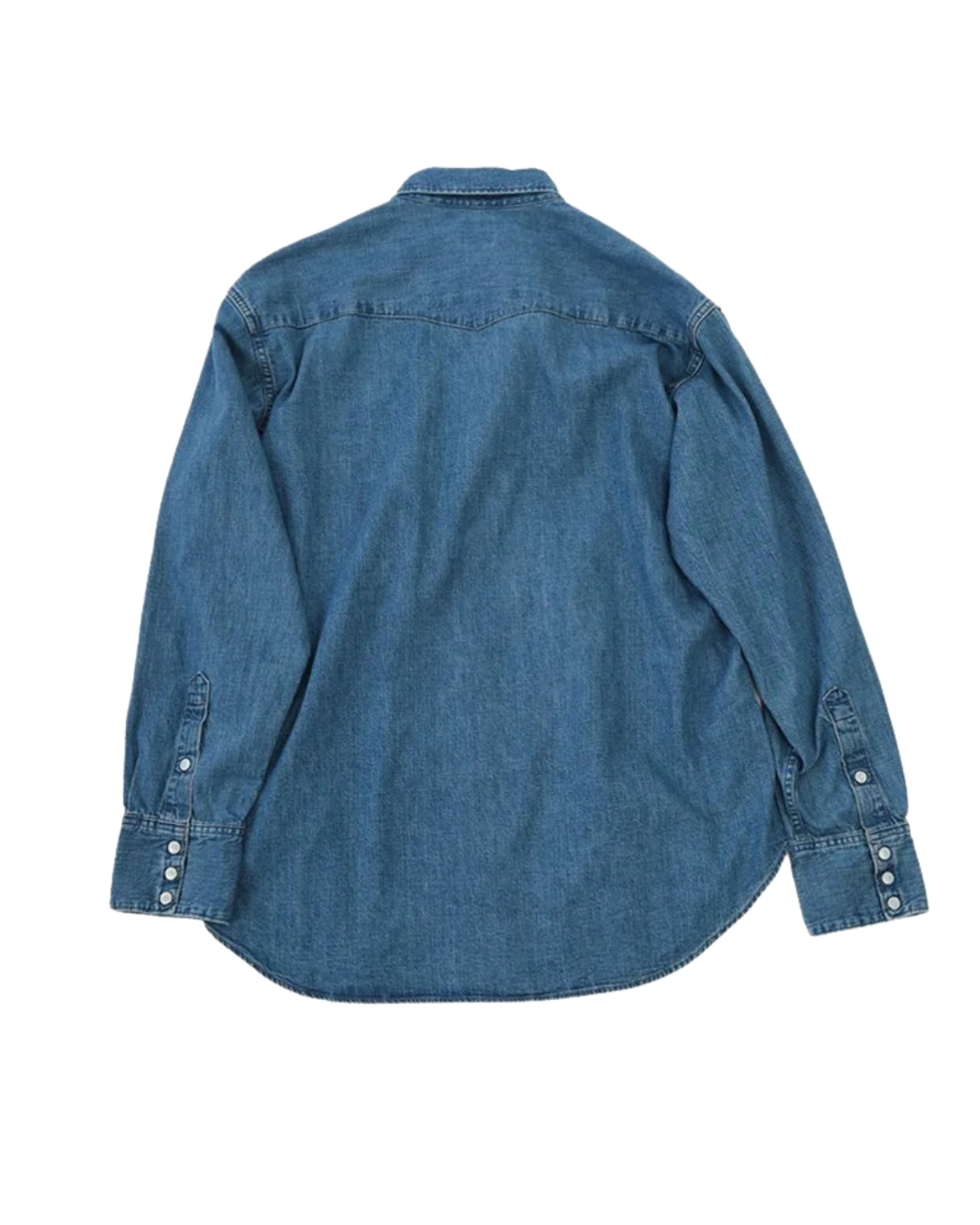 orSlow Western Shirt — Denim Used — view 2