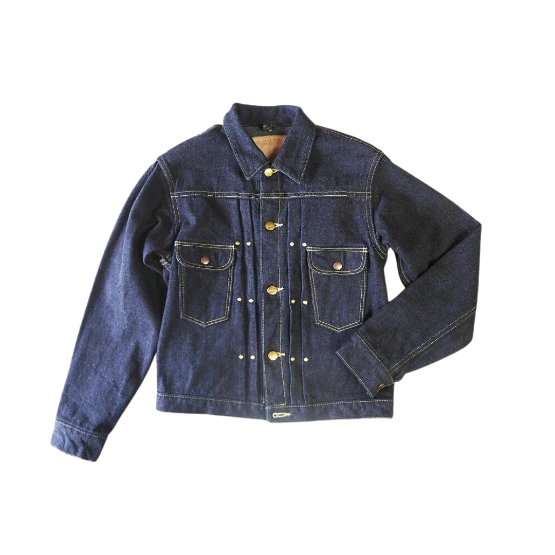Graphzero Jean Jacket 111MJ — Indigo — front view