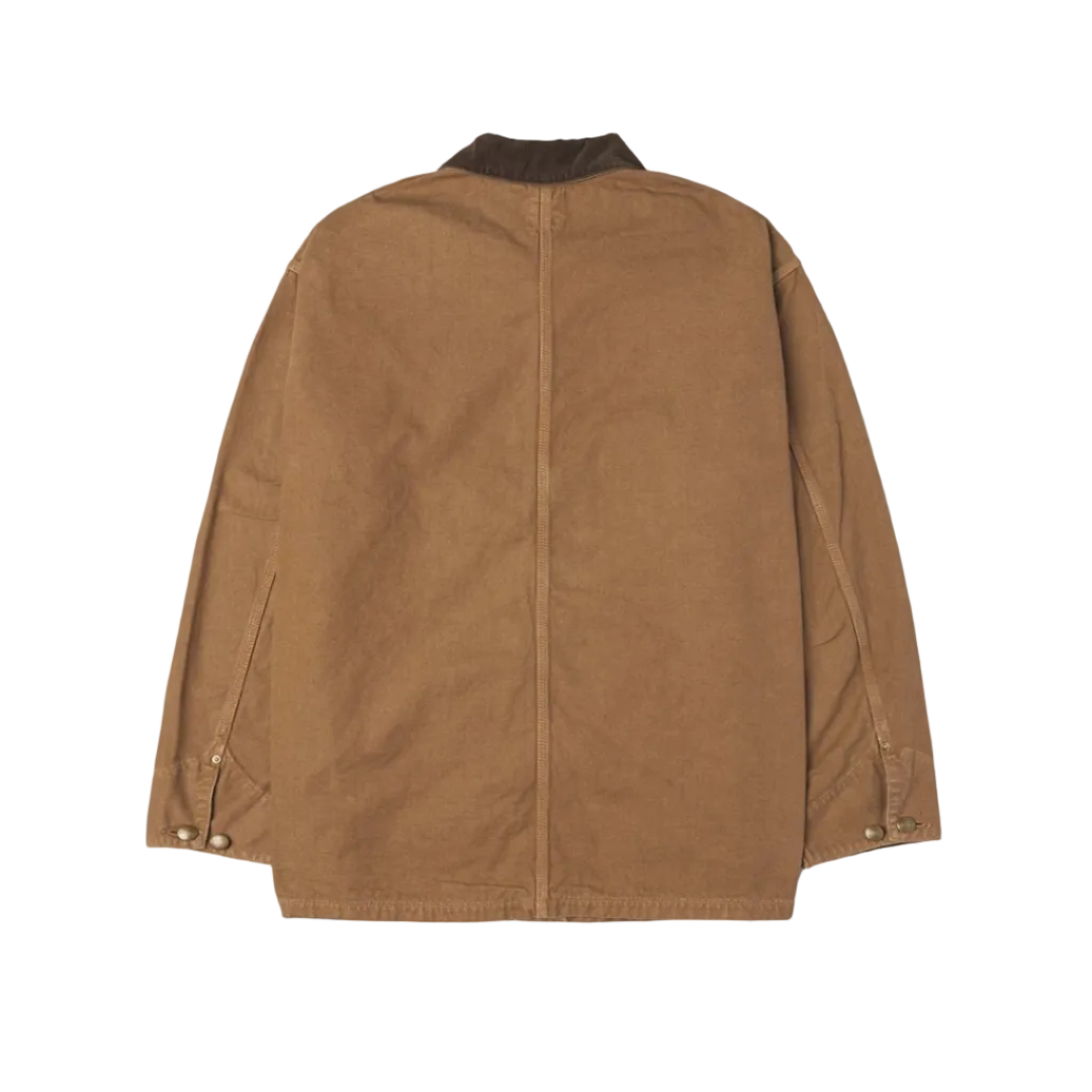 orSlow Relax Fit Oxford Coverall — Brown — view 2