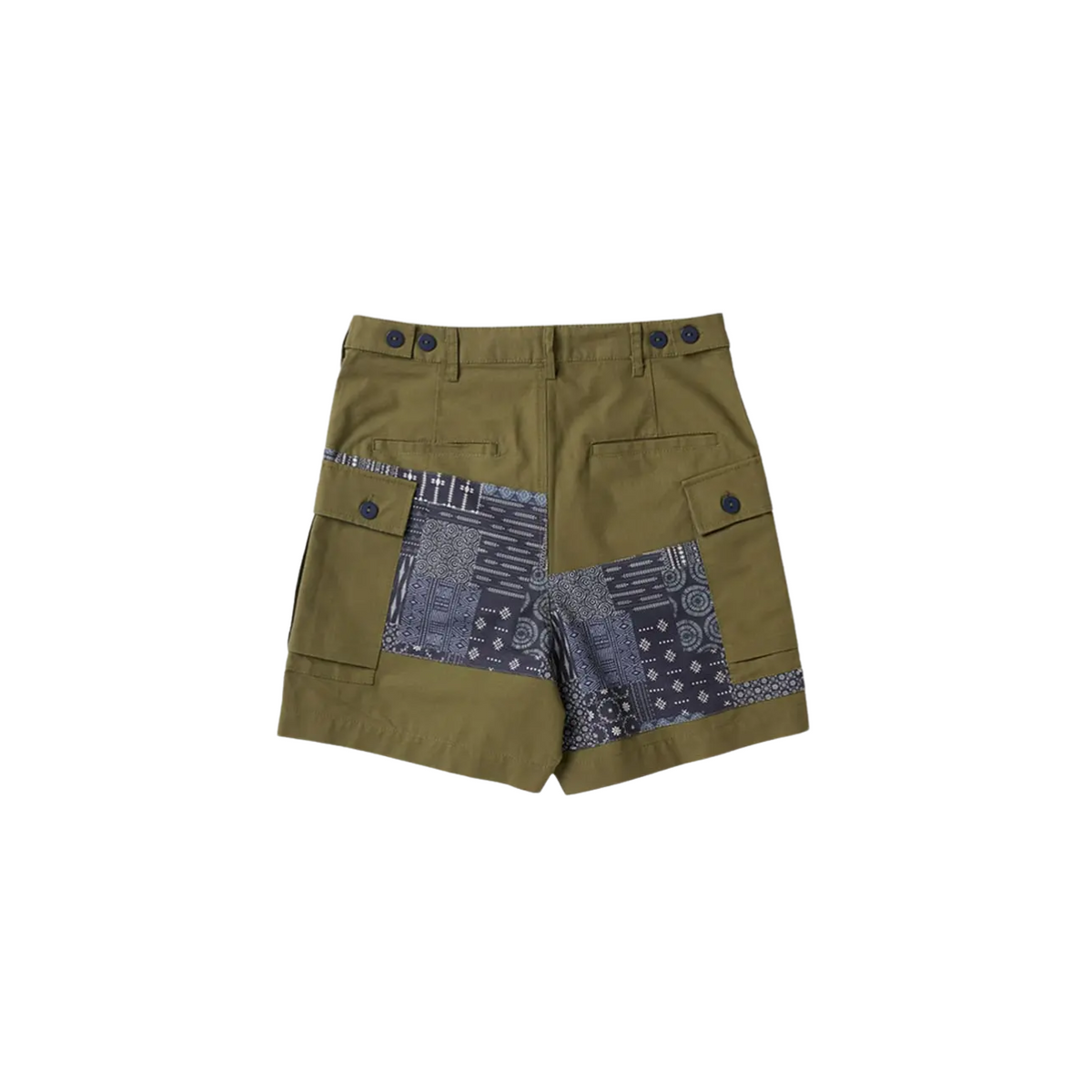 Union Labs Patch Up P43 Shorts — Olive — view 2