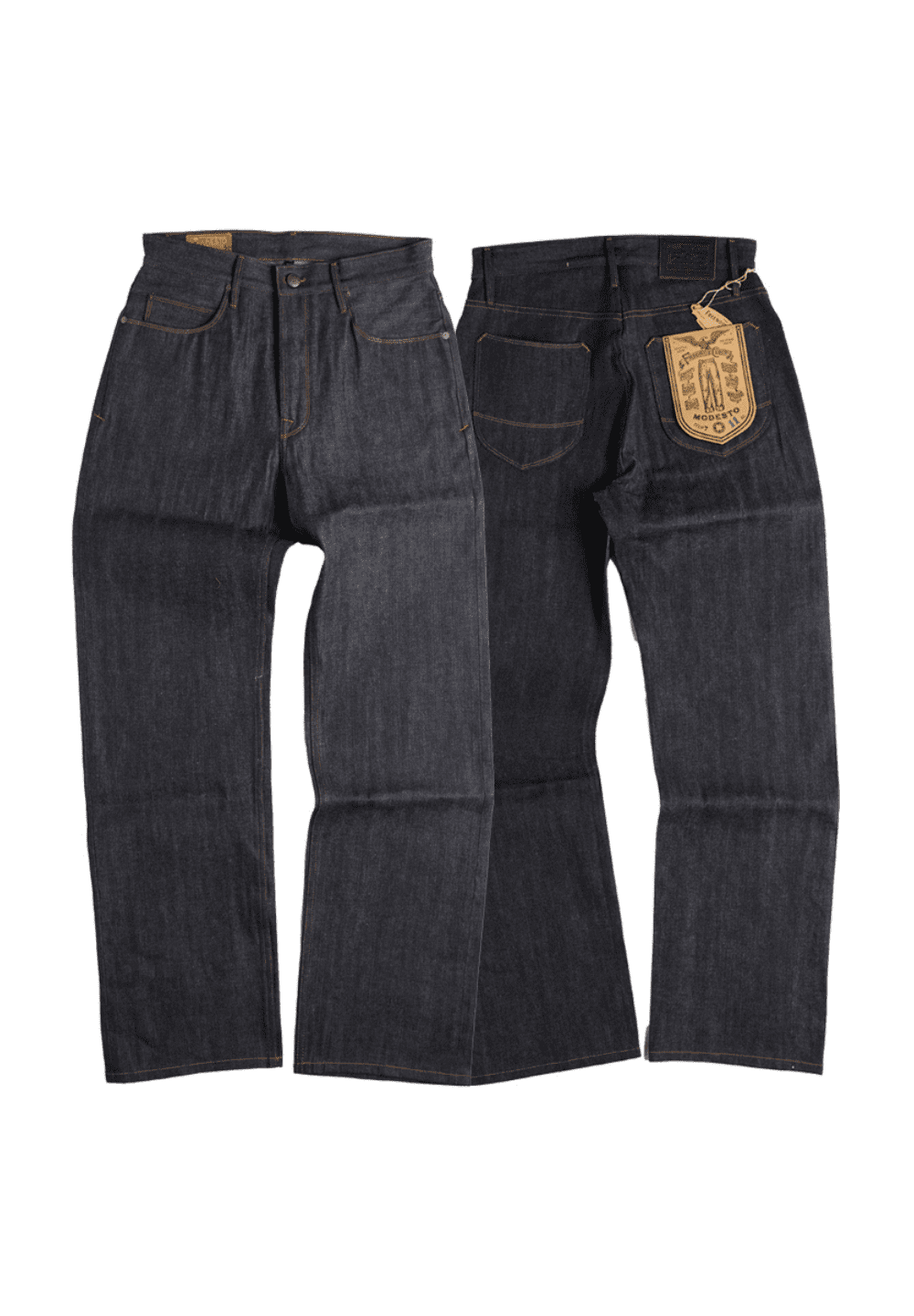 Freenote Modesto Straight Cut 11 Ounce Denim — Indigo — front view