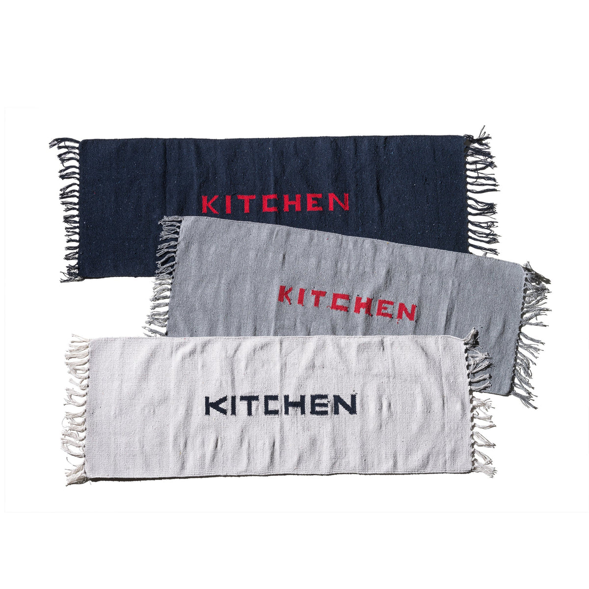 Puebco Handloomed Recycle Yarn Kitchen Mat — view 2