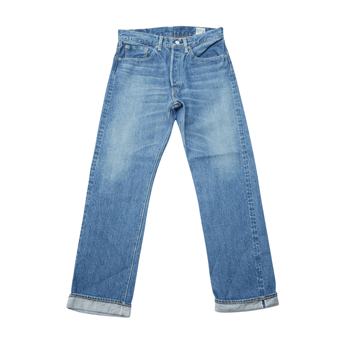 orSlow 105 Standard Selvedge Denim — 2 Year Wash — front view