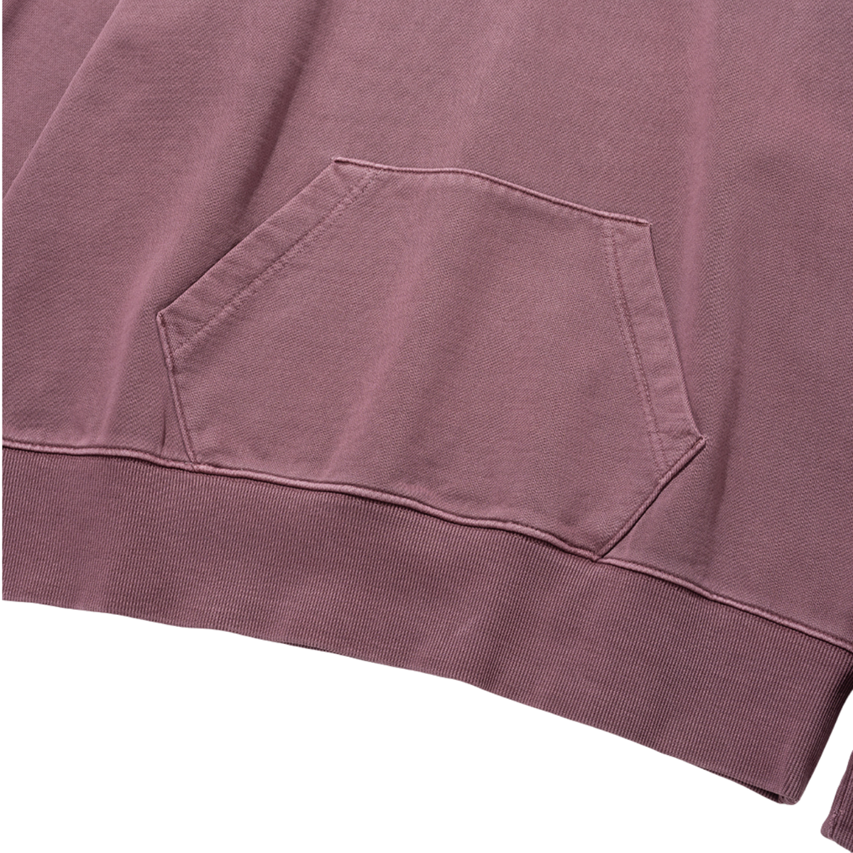 Uniform Bridge Basic Dyeing Sweat Hood — Pigment Red — view 8