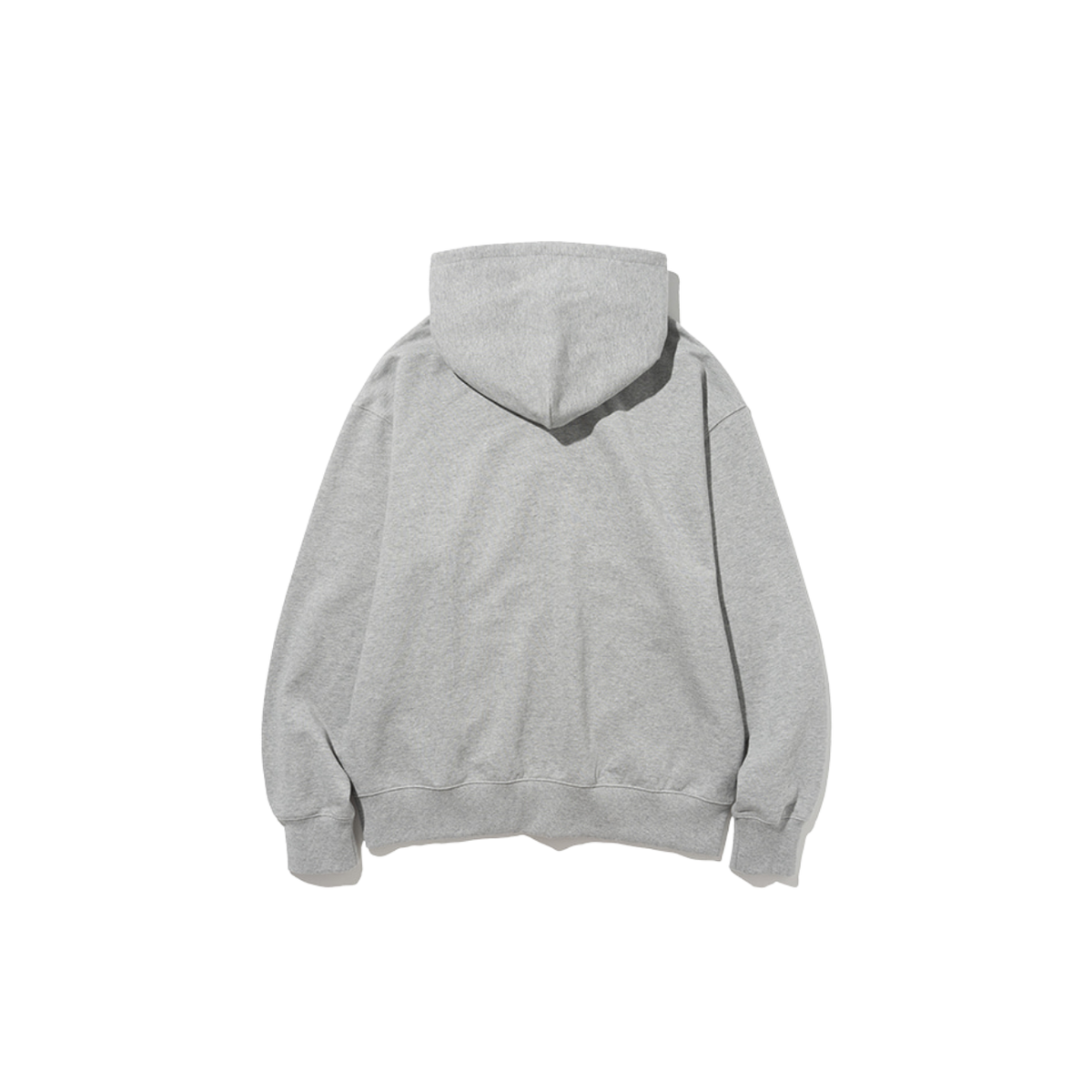 Uniform Bridge Basic Sweat Hood Zip Up — 8% Melange — view 2