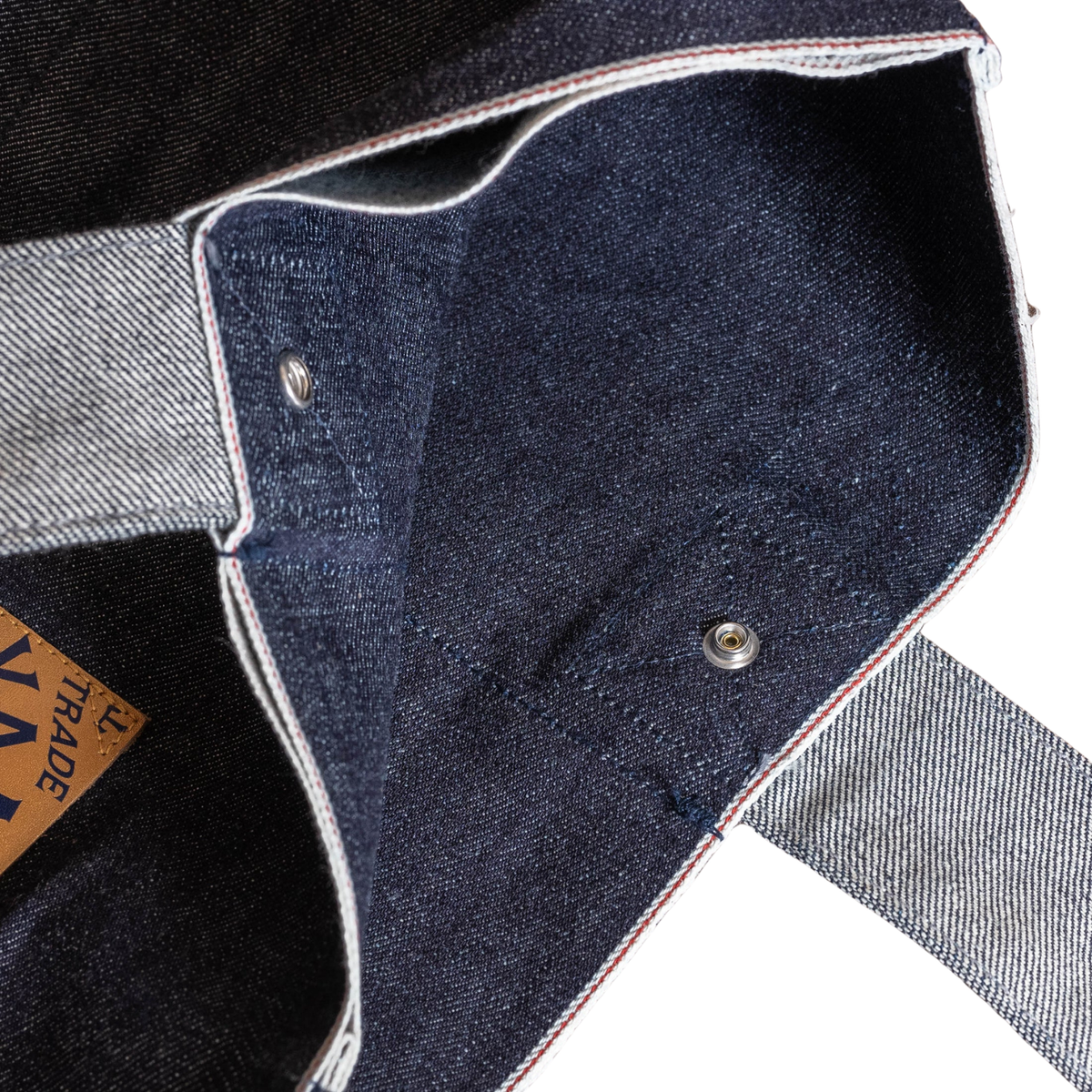 Yamane LOT.9003 Denim One Piece Tote 22 Inch — Denim — view 5