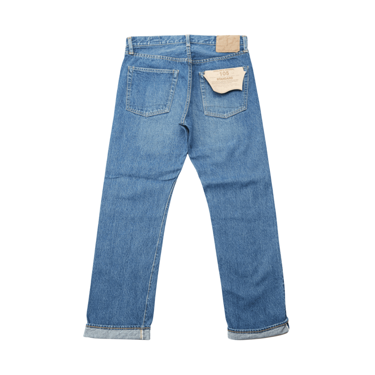 orSlow 105 Standard Selvedge Denim — 2 Year Wash — view 2