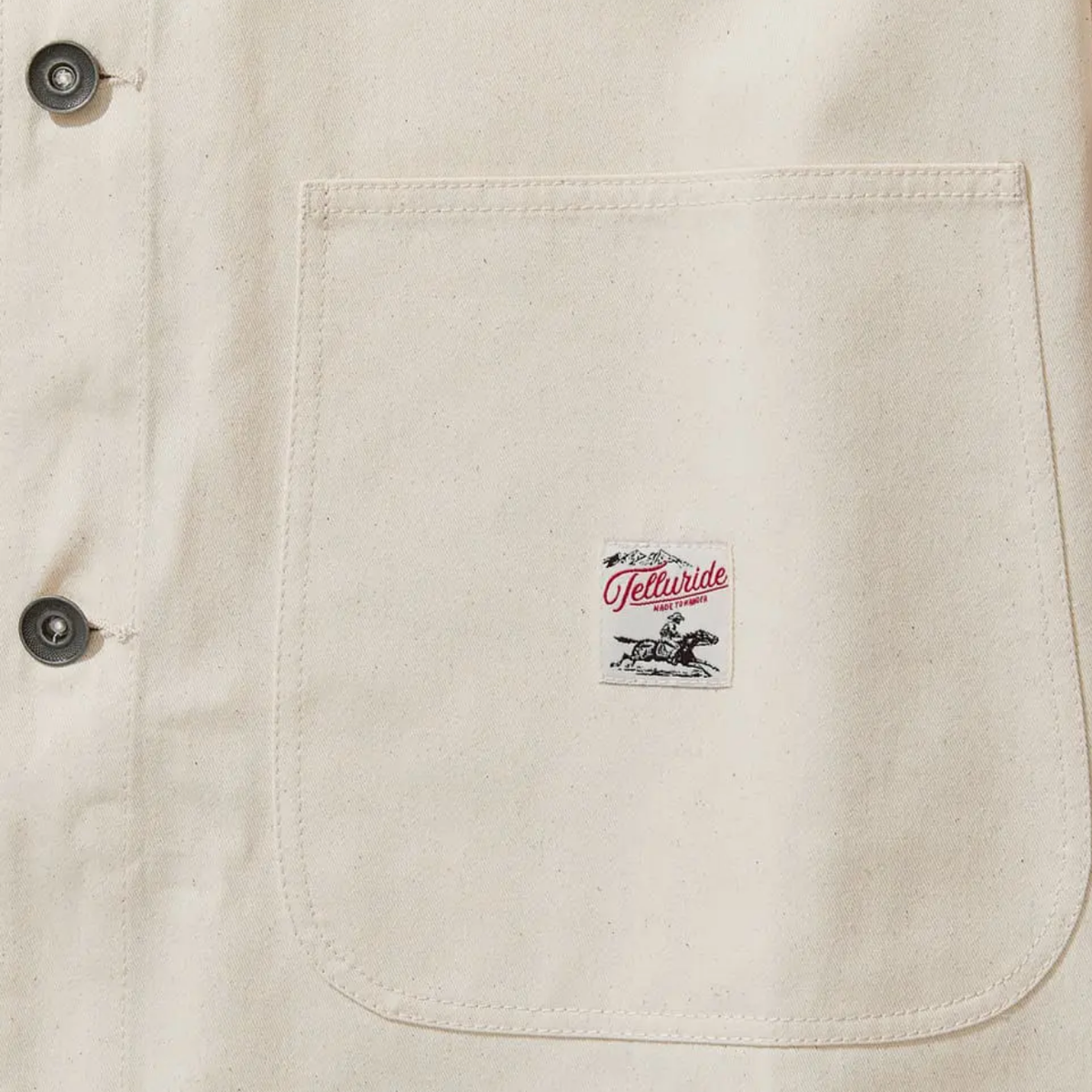 Telluride Chore Coat — Off White — view 5