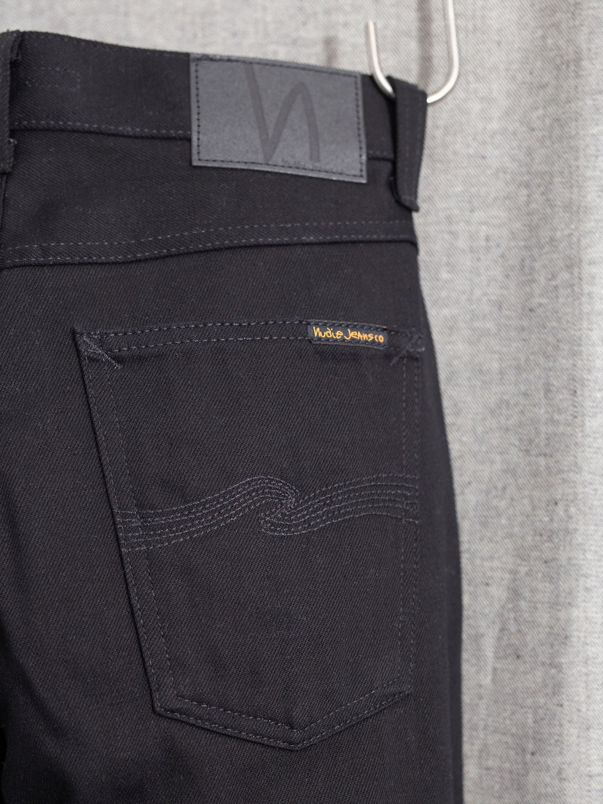 Nudie Jeans Grim Tim — Dry Everblack — view 4