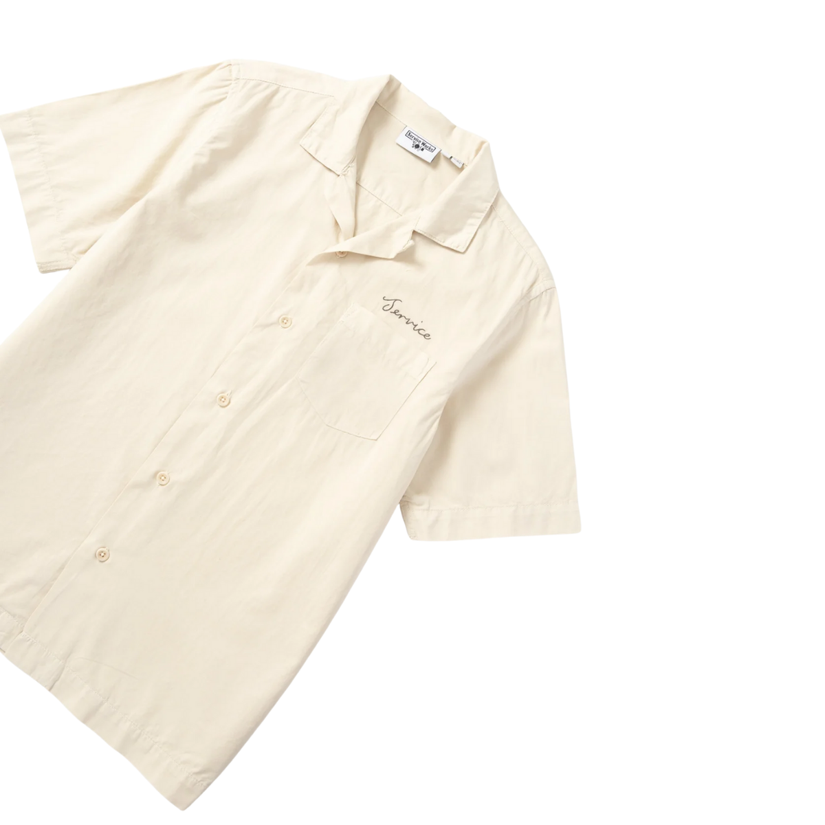 Service Works Script Resort Shirt — White Oak — view 2
