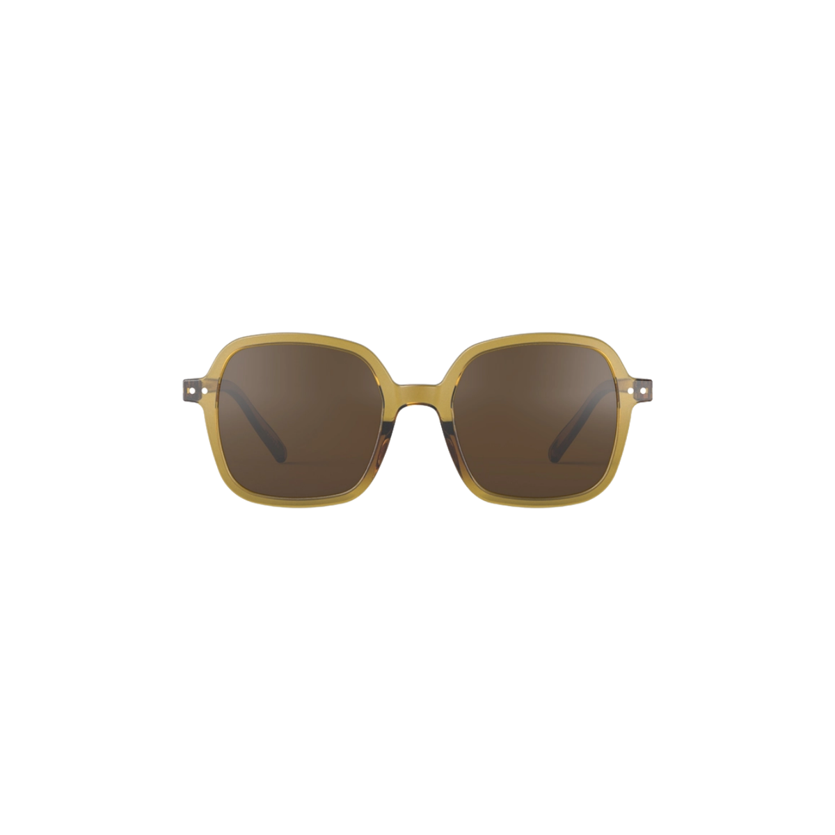 Izipizi Sun Office Golden Green Brown Lenses_golden Green — front view
