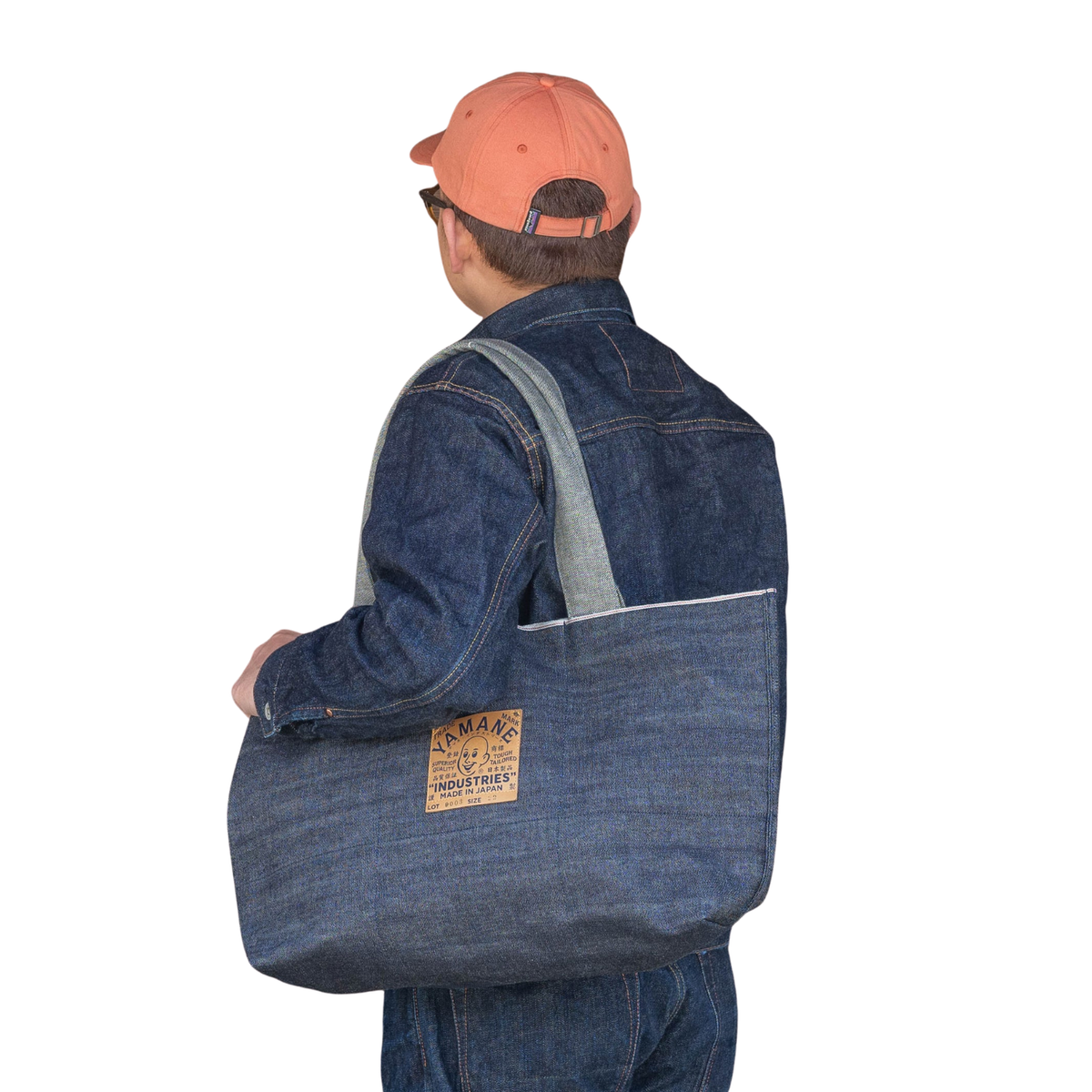 Yamane LOT.9003 Denim One Piece Tote 22 Inch — Denim — view 9