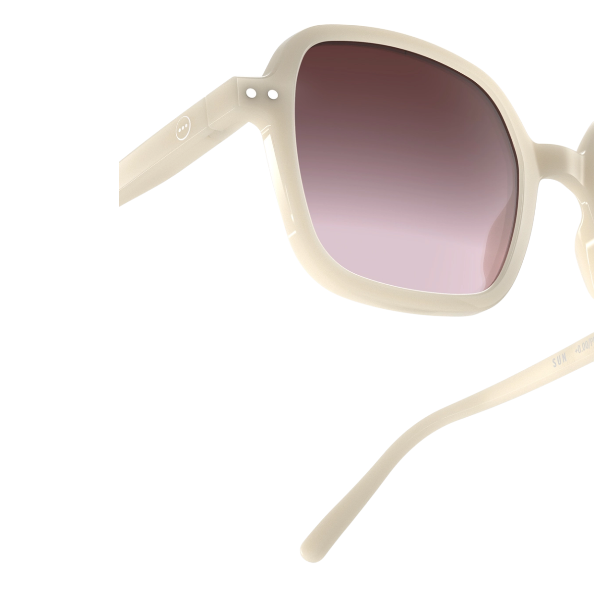 Izipizi Sun Office Vintage Cream Violet Shading Lenses_vintage Cream — view 3