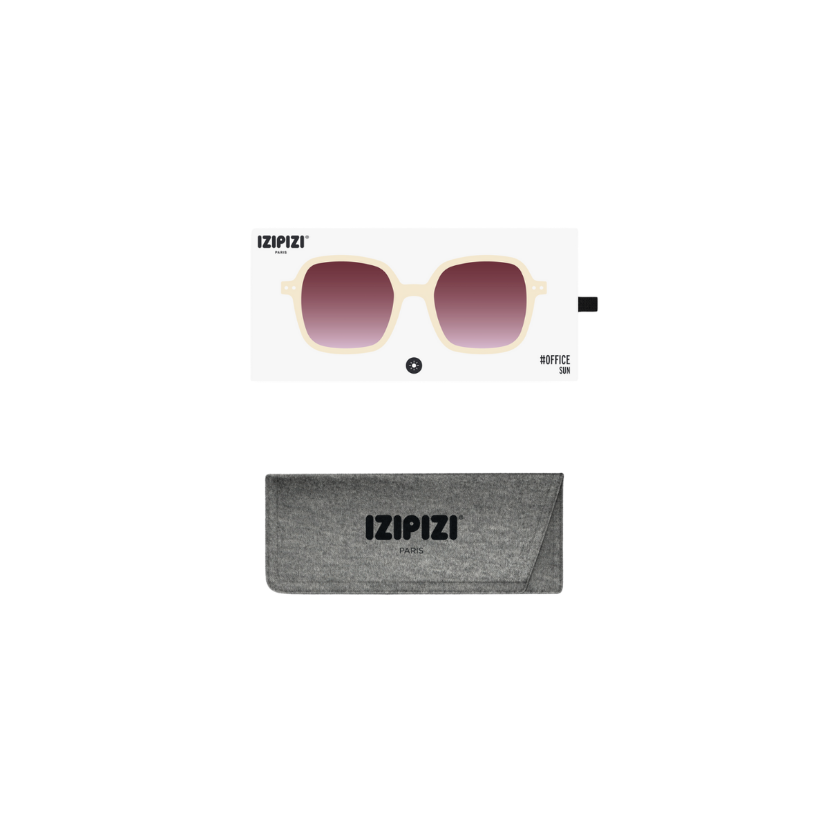 Izipizi Sun Office Vintage Cream Violet Shading Lenses_vintage Cream — view 6