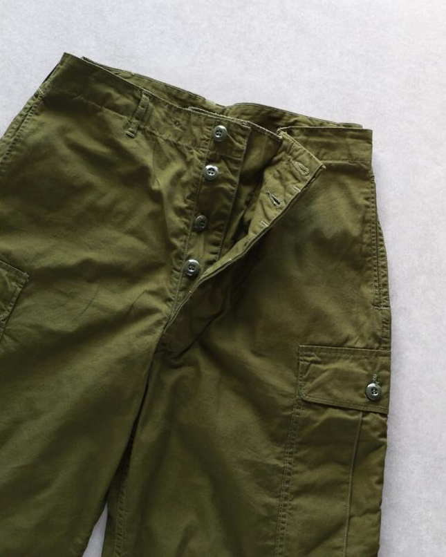 TCB Jeans Tropical Trousers — Olive — view 3