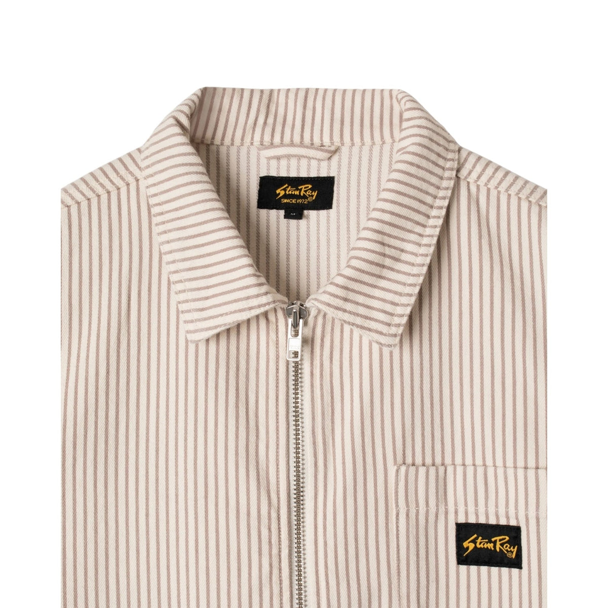 Stan Ray Zip Shirt — Peyote Hickory — view 3