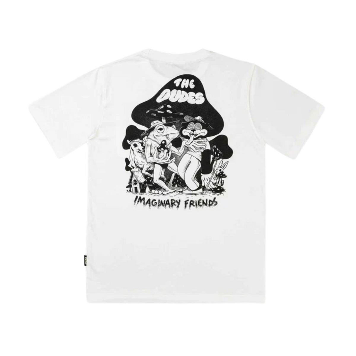 The Dudes Imaginary Friends T-Shirt — Off-White — front view