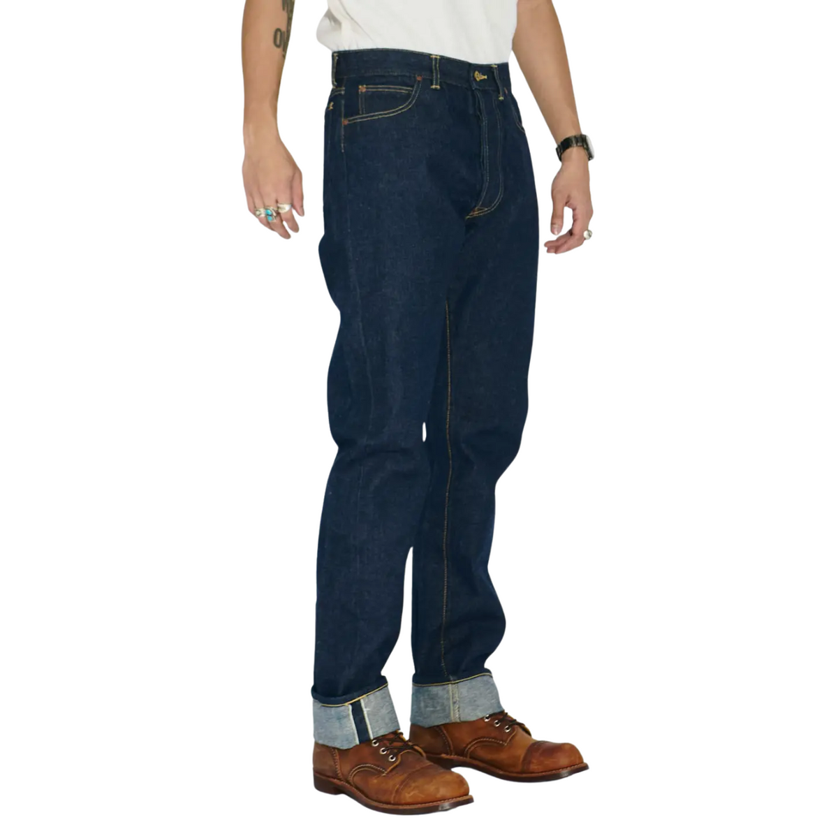 TCB Jeans Cats Drive Jeans — Indigo — view 3