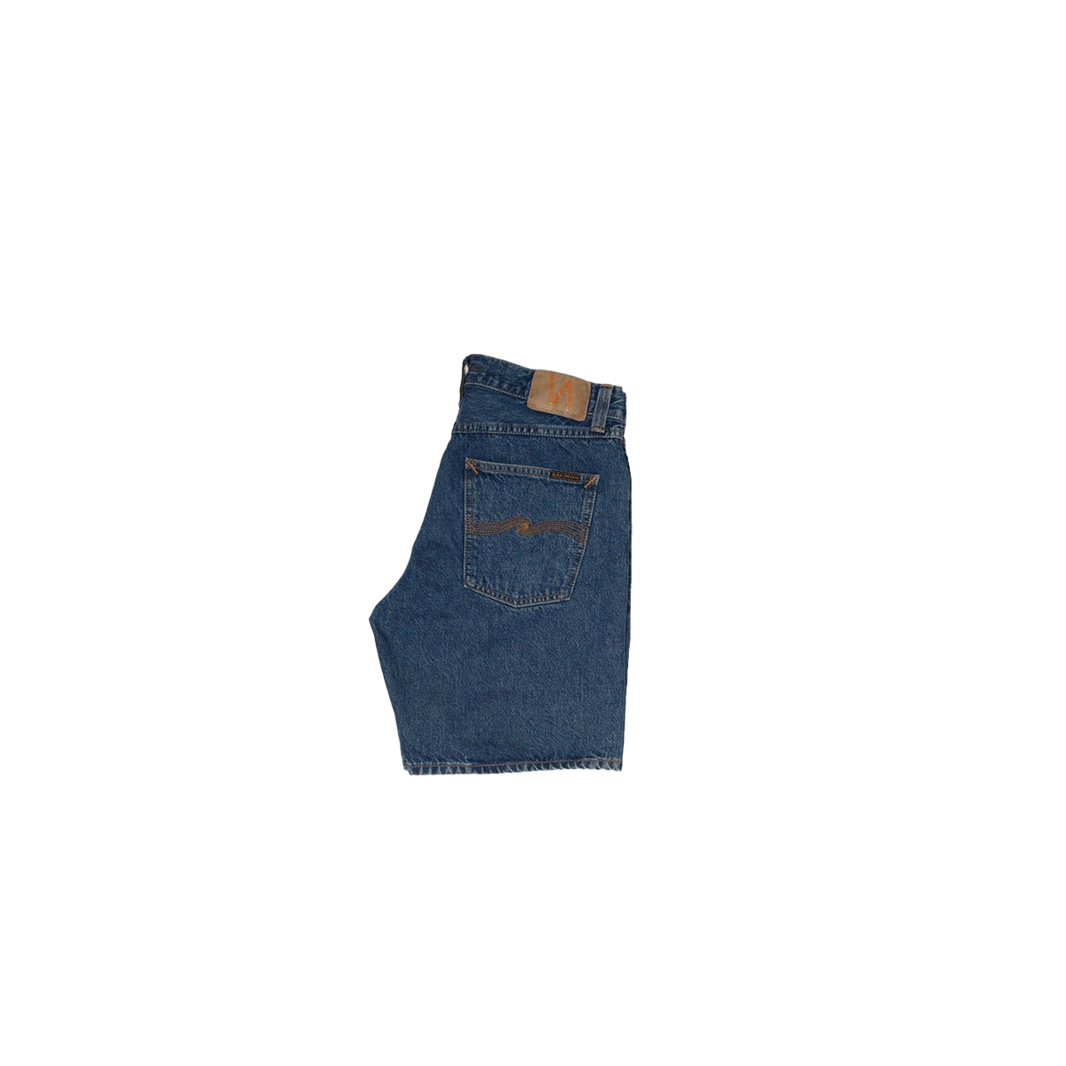 Nudie Jeans Seth Denim Shorts Morning Soul — Dark Blue — view 3
