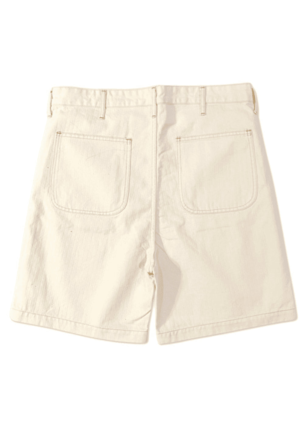 TCB Jeans 40'S Usmc Shorts Ecru Herringbone 10 Oz — Ecru — view 2