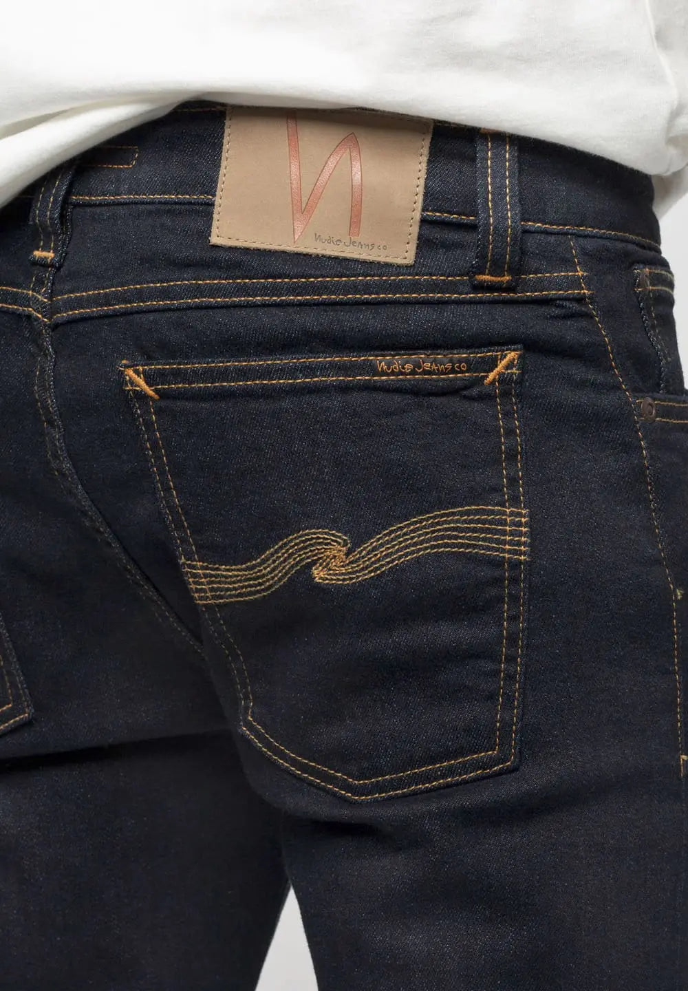 Nudie Jeans Skinny Lin — Dry Deep Orange — view 4
