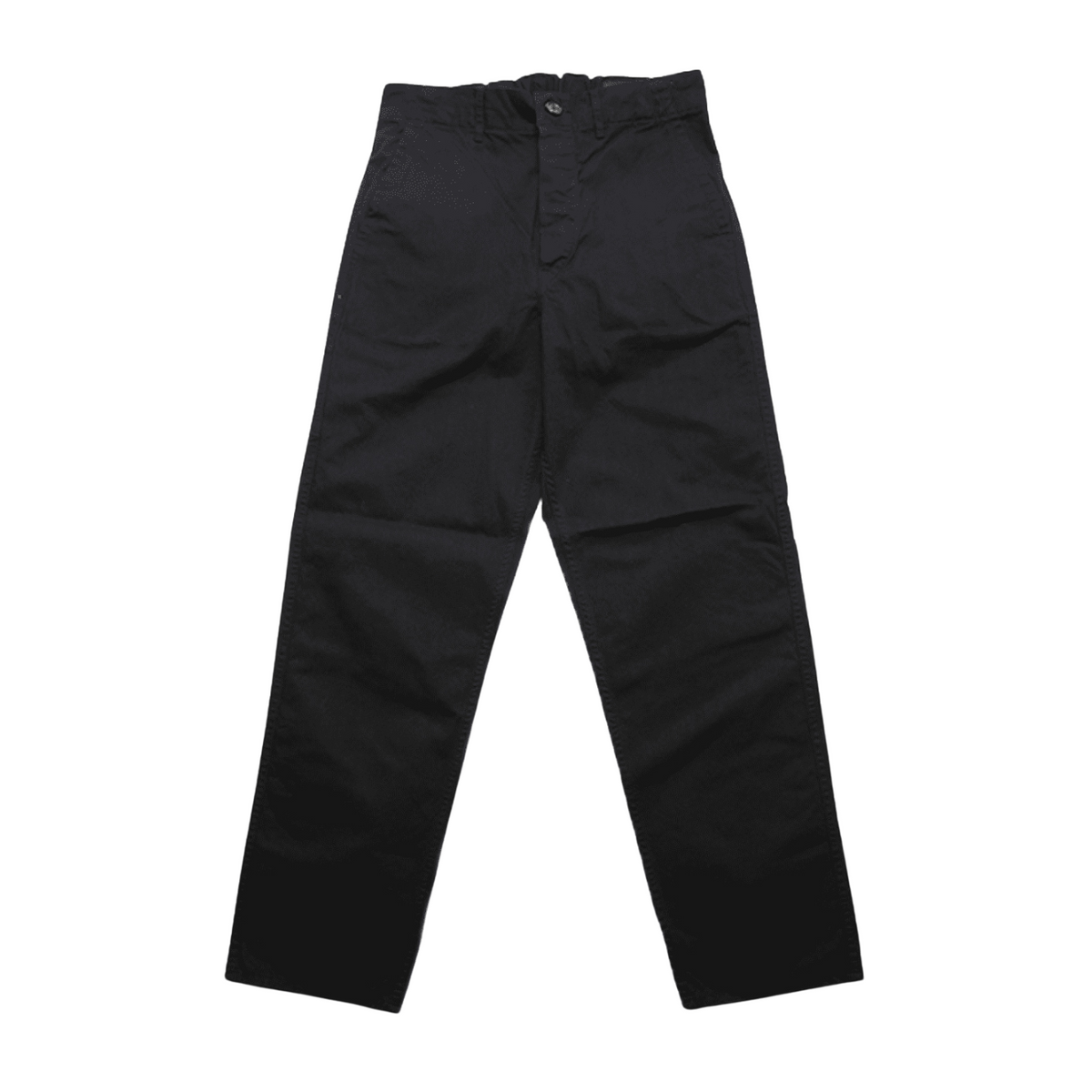 orSlow French Work Pants — Black — front view