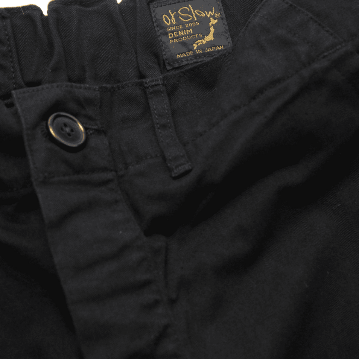 orSlow French Work Pants — Black — view 4