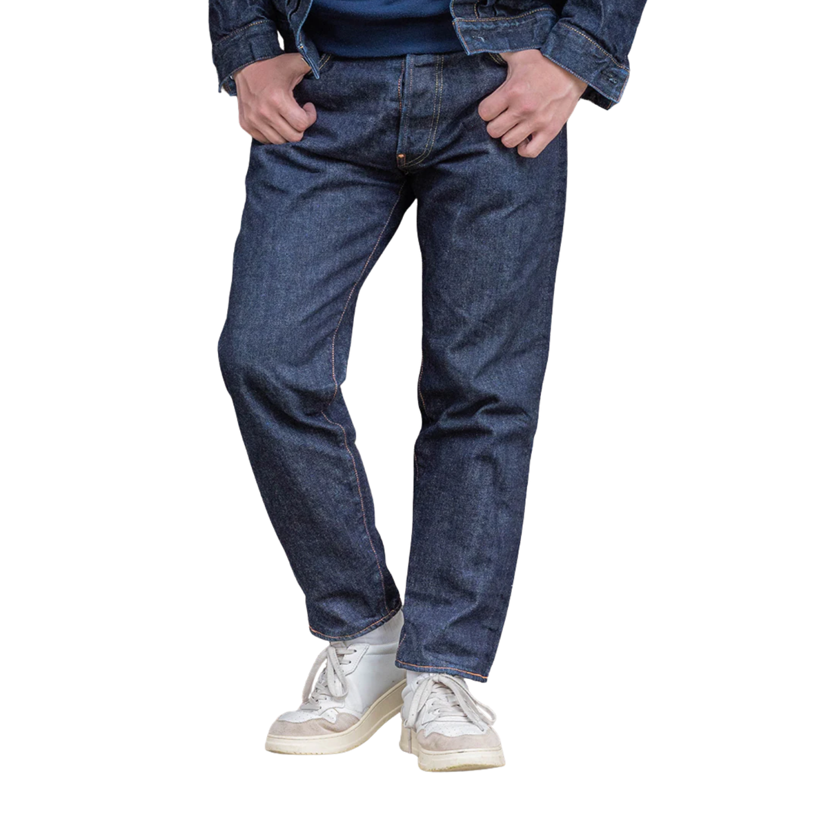 Yamane LOT.1920 NO.2 Regular Tapered — Denim — view 8
