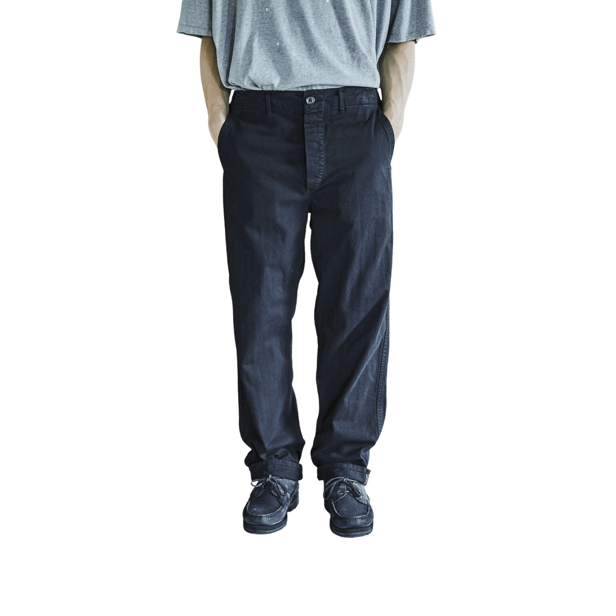 orSlow French Work Pants — Black — view 5