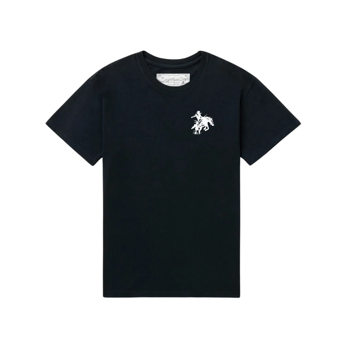 One Of These Days Rodeo Of Rodeos T-Shirt — Washed Black — front view