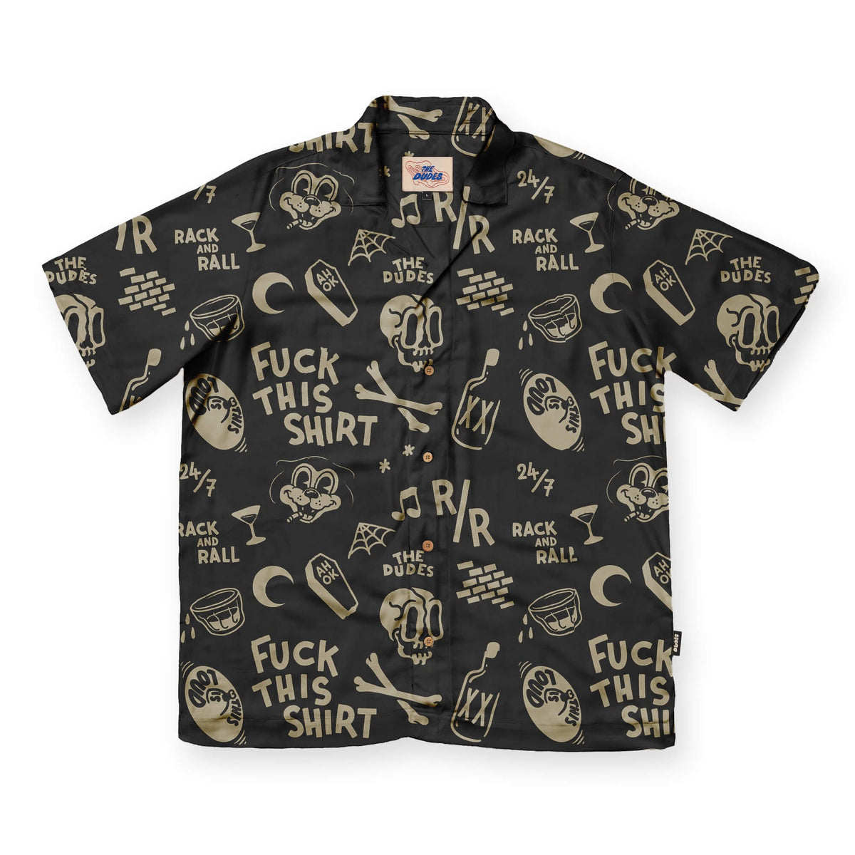 THE DUDES RACK AND RALL HAWAIIAN SHIRT