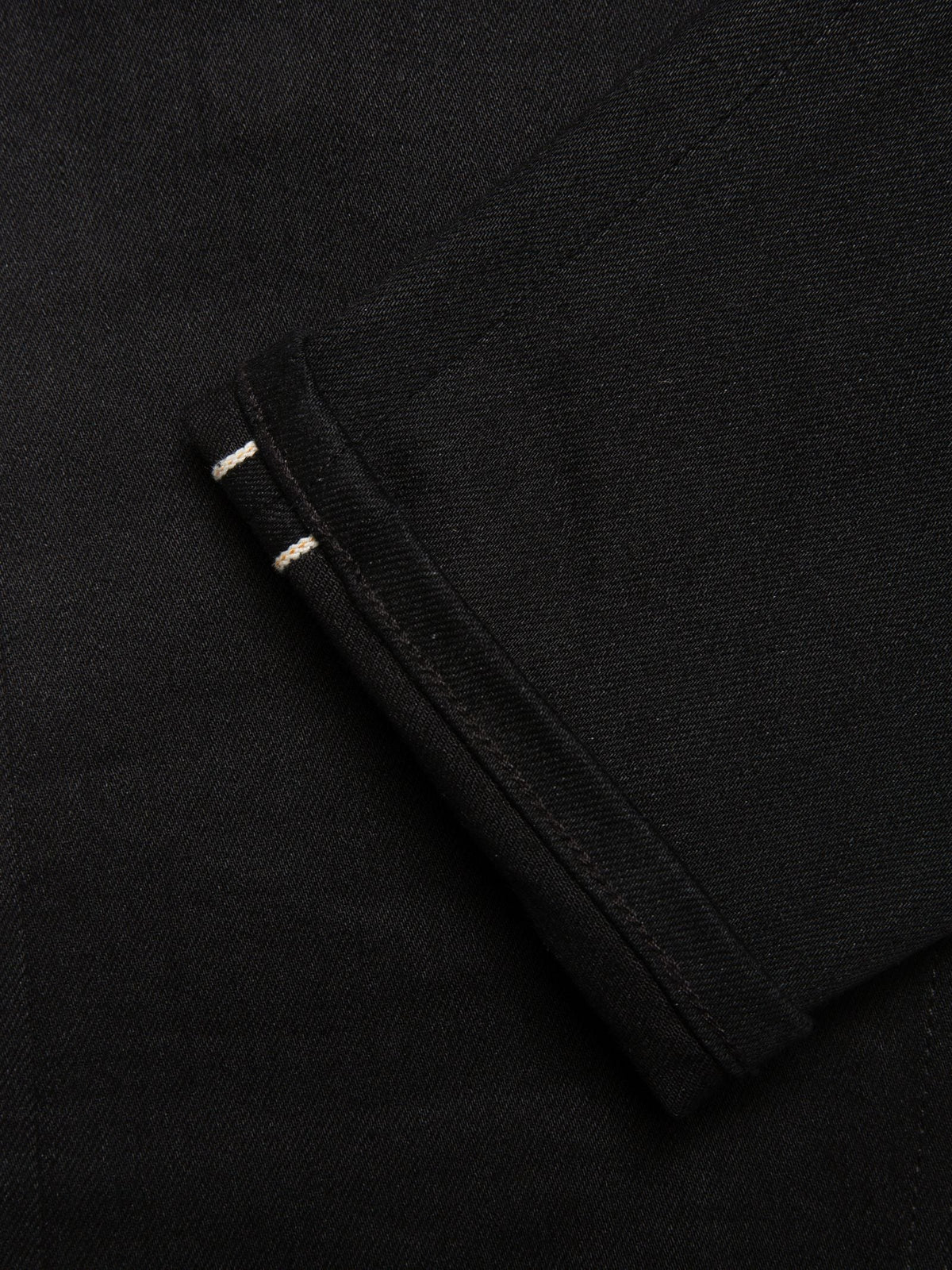 Nudie Jeans Lean Dean — Dry Black Selvage — view 6