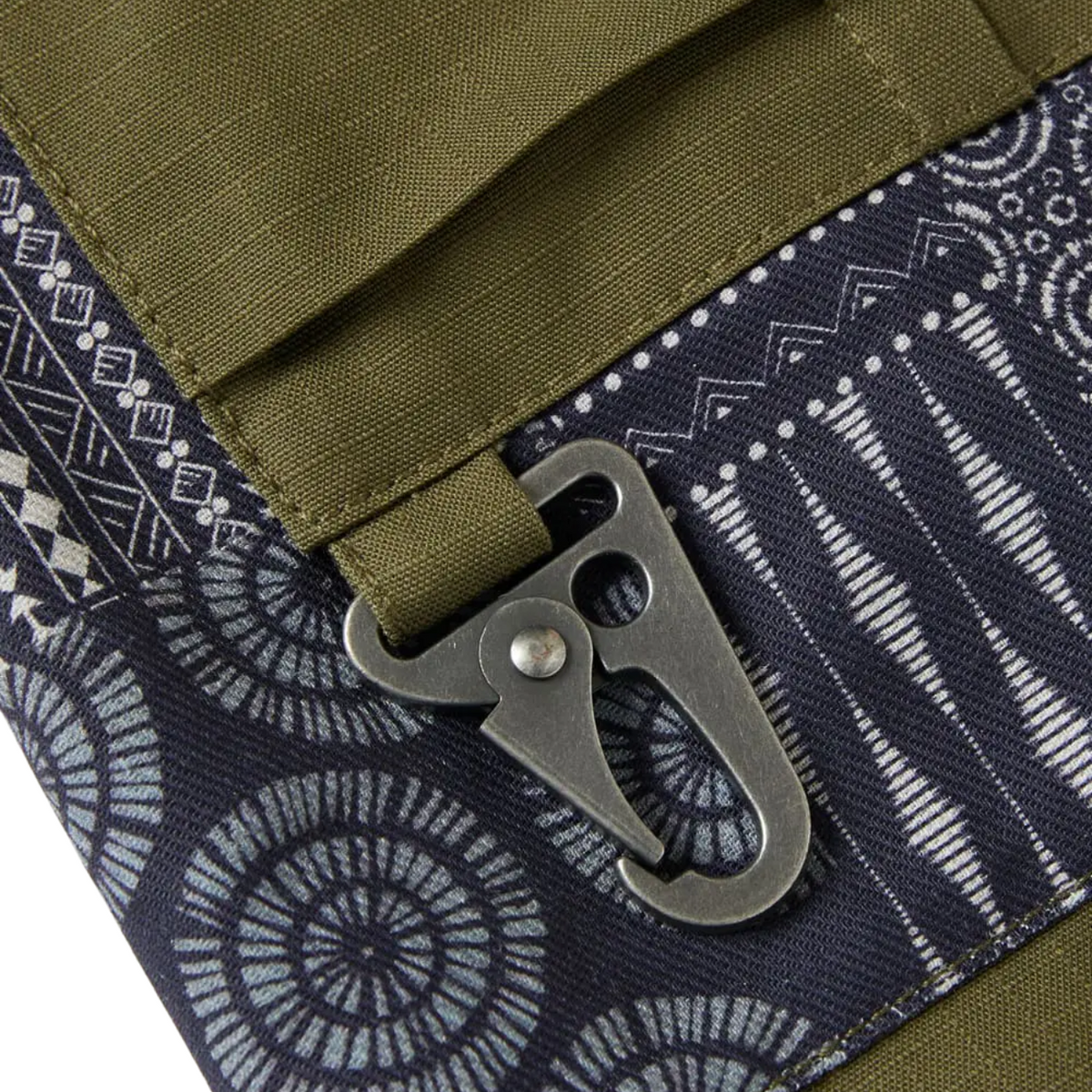 Union Labs Patch Up P43 Short Sleeve Shirt — Olive — view 4