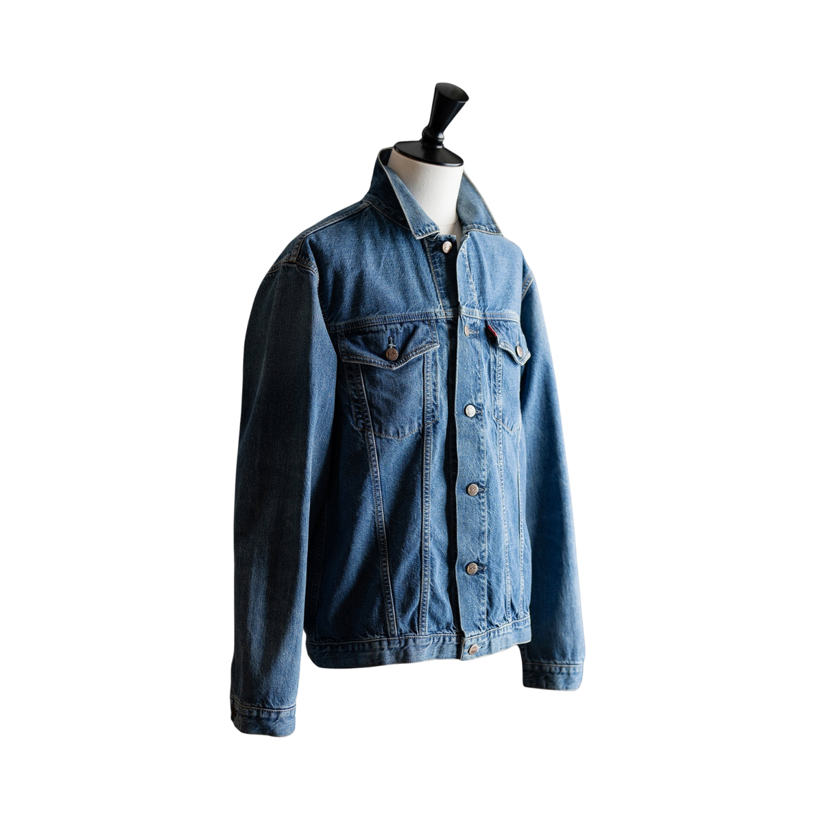 Big John M6010SL Vintage '60s Classic Trucker Jacket — Antique Wash — view 3
