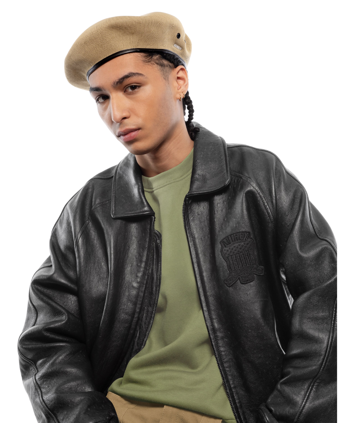 Kangol - Tropic Monty — Oat — front view