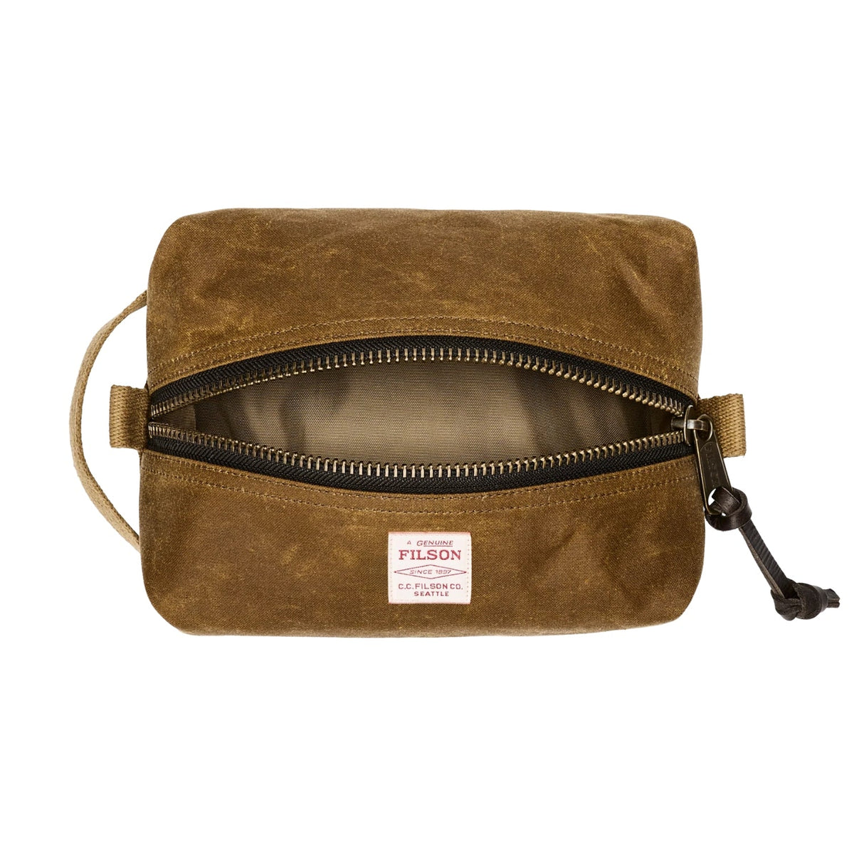 Filson Tin Cloth Travel Kit — Dark Tan — view 4