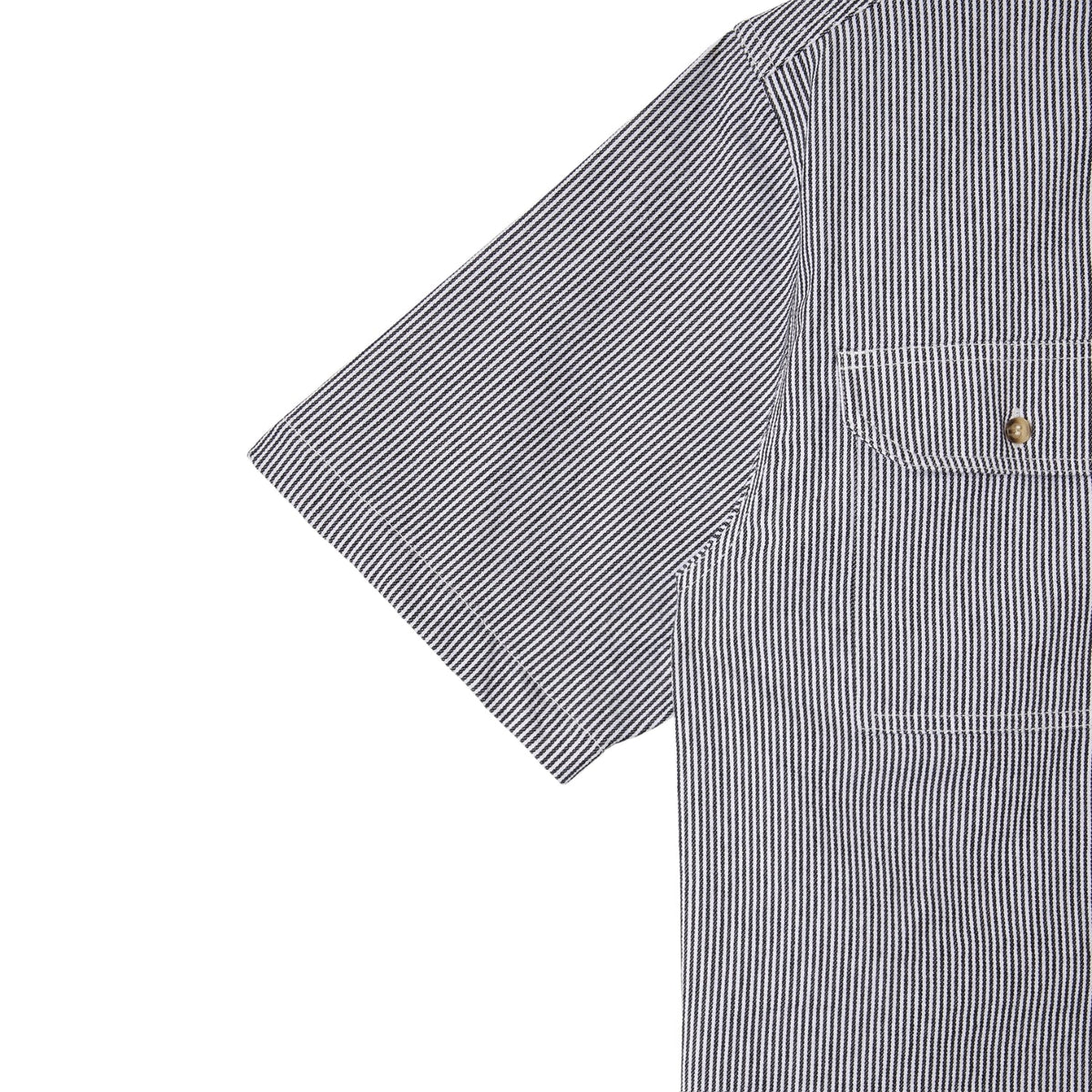 Stan Ray SS Work Shirt — Aged Hickory Stripe — view 4