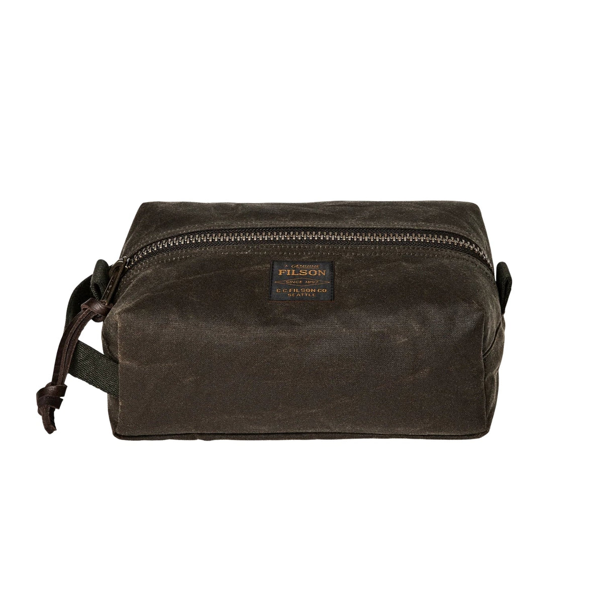 Filson Tin Cloth Travel Kit — Otter Green — view 4