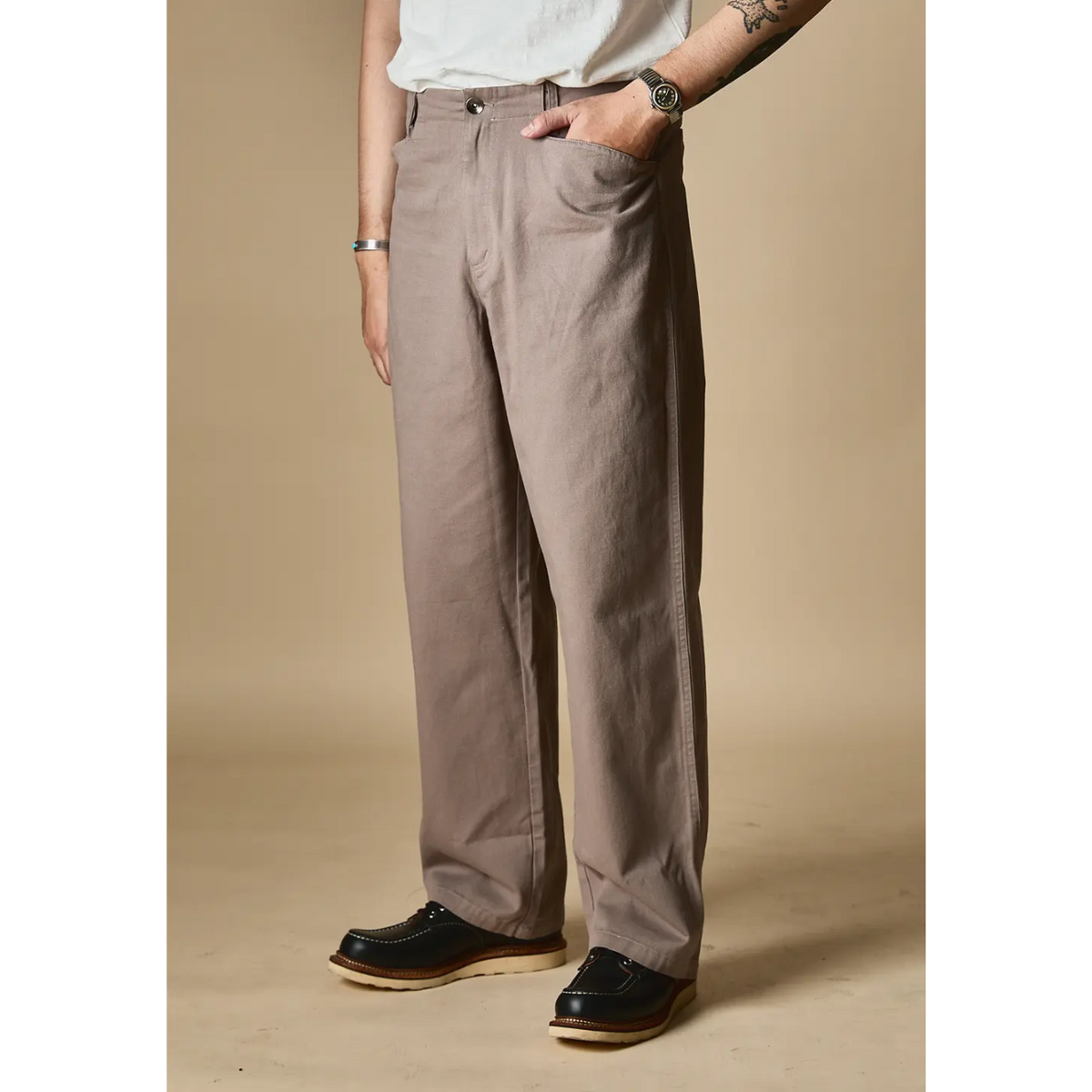 Legs Co Straight Cut - Regular Work Pants — Grey — view 4