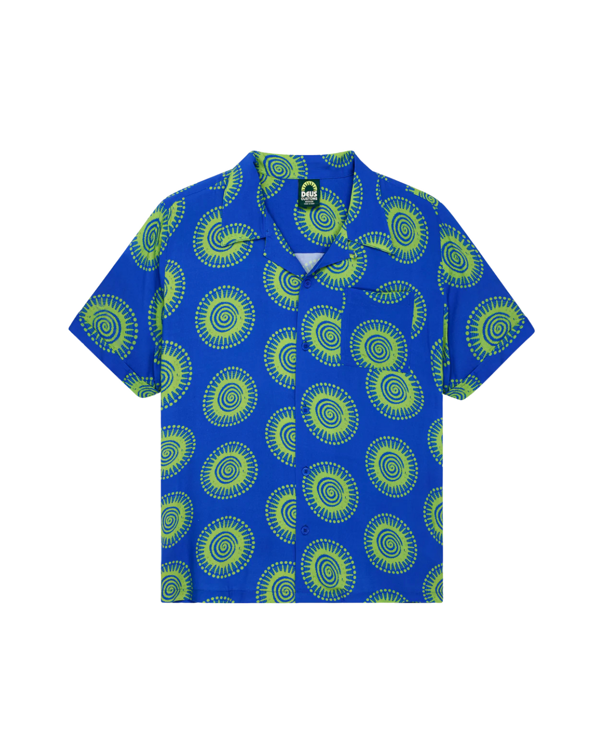 DEUS EX MACHINA PORTAL SHIRT BLUE