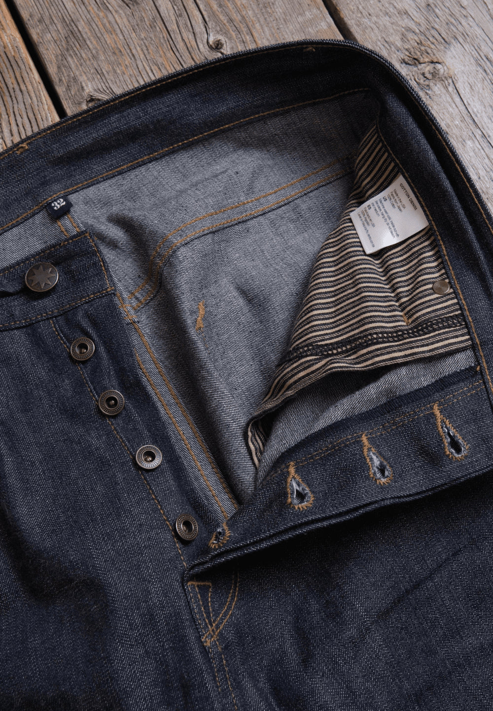 Freenote Modesto Straight Cut 11 Ounce Denim — Indigo — view 2