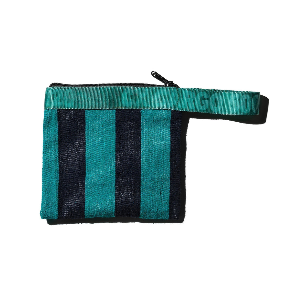 Puebco Rug Pouch / Turquoise X Navy Blue — view 3