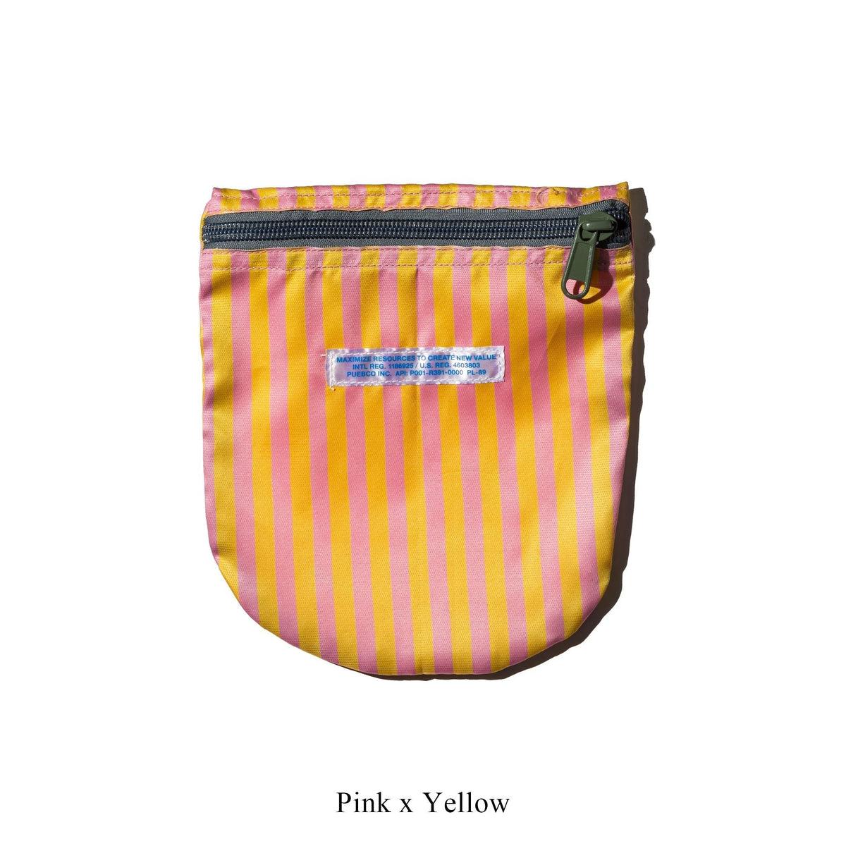 Puebco School Tie Fabric Semicircle Pouch — view 2