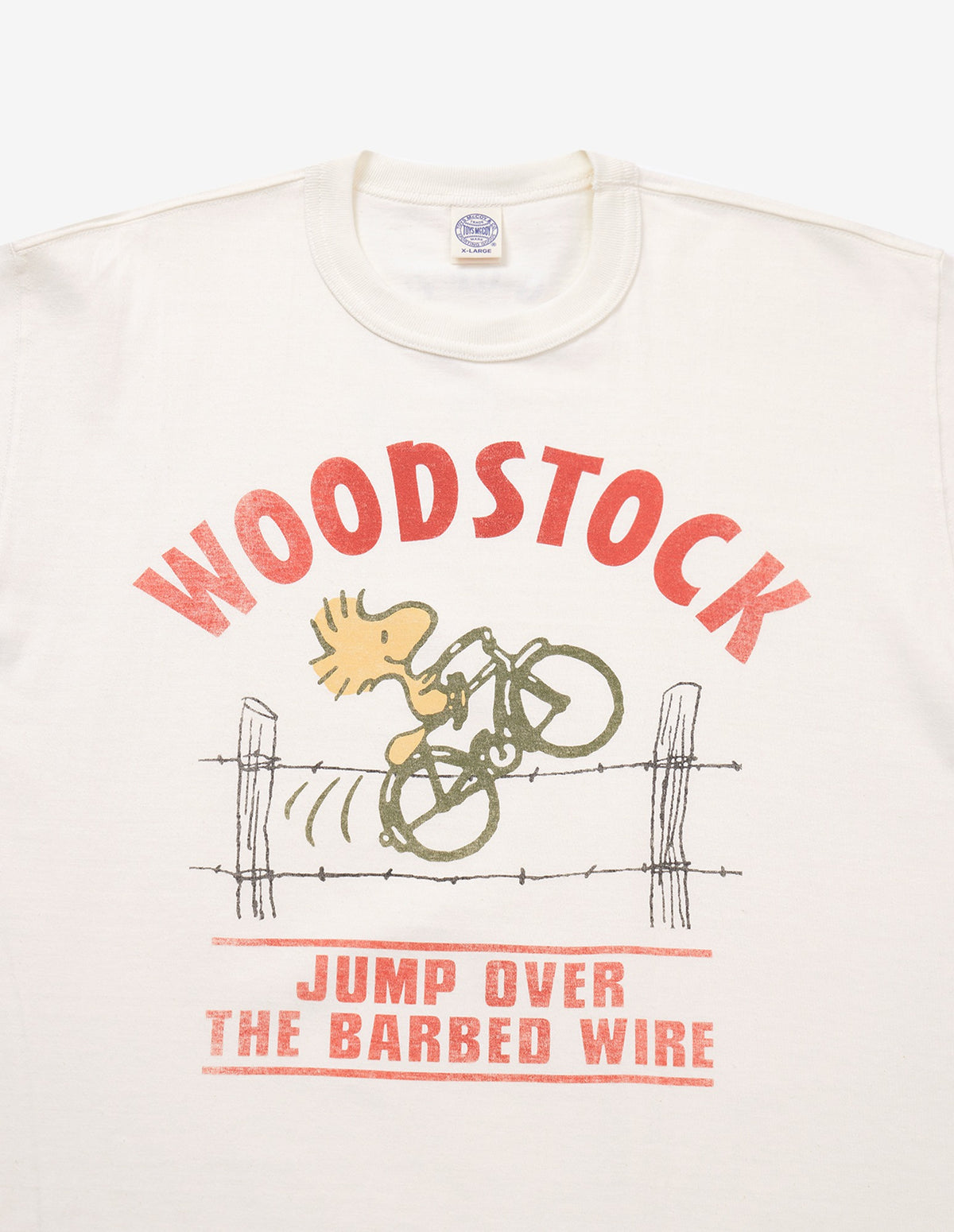 TOYS MCCOY PEANUTS TEE WOODSTOCK KING OF COOL - OFFWHITE
