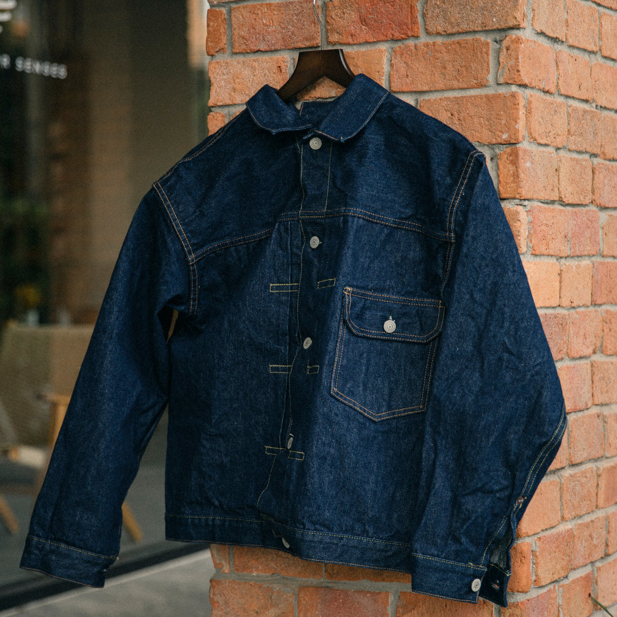 orSlow Wolsro Both Side Jacket — One Wash — front view